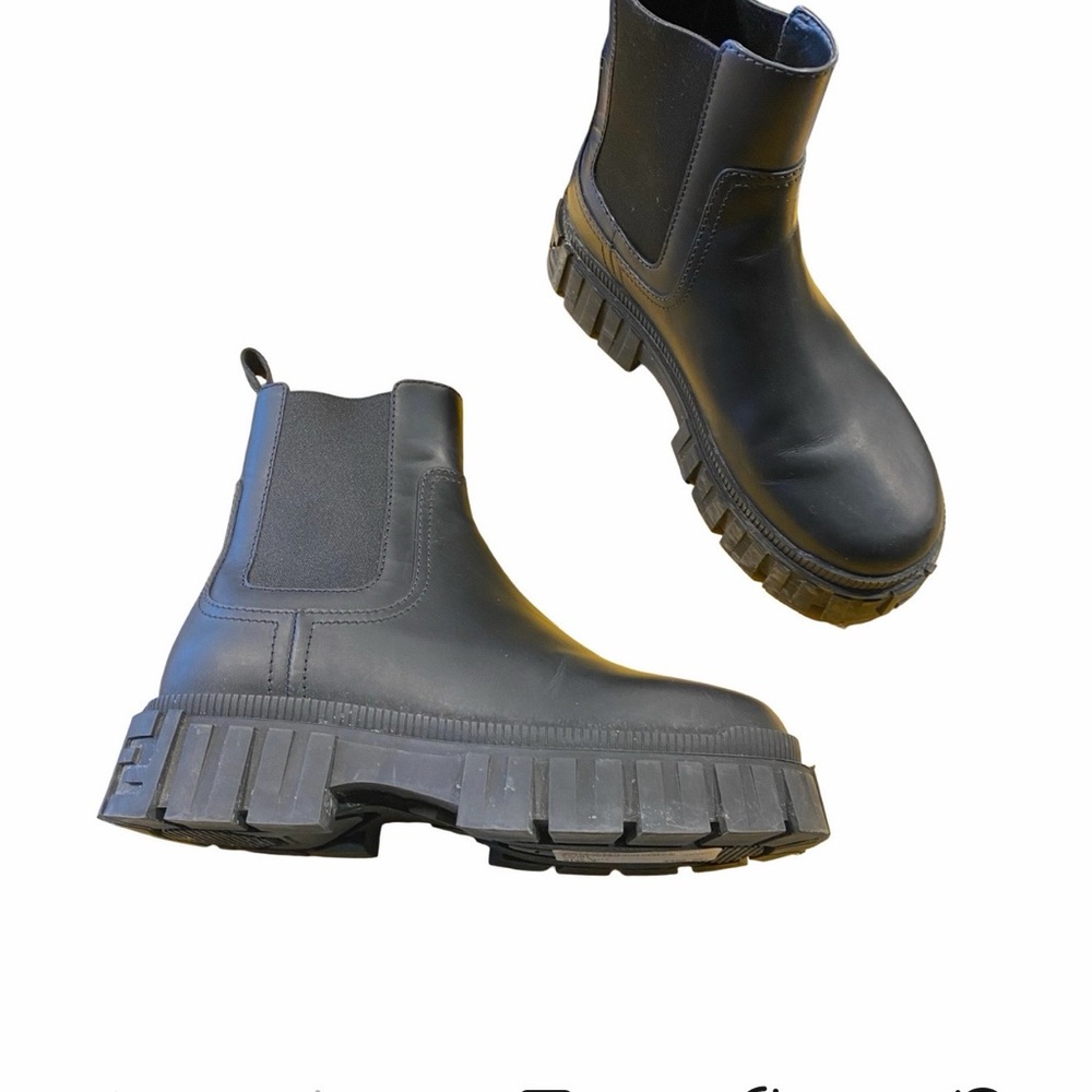 Fendi Black Chunky Ankle Booties